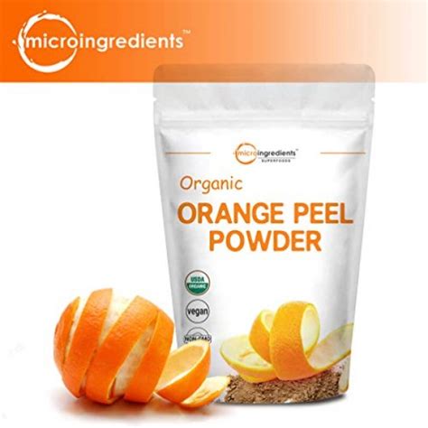 Organic Orange Peel Powder 8 Ounce Rich In Antioxidants
