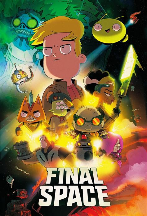 All images are printed exactly as shown. TV Shows Manager - Final Space