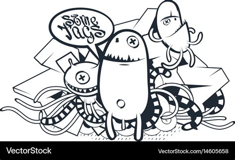 Download 100 Gambar Doodle Graffiti Art Terbaik Gambar