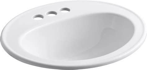 KOHLER K 2196 4 0 Pennington Self Rimming Lavatory Bathroom Sink With 4