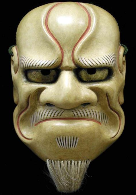 Japanese Noh Mask Cp990 By Ken Leonard Japanese Noh Mask Noh Mask
