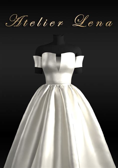 Atelier Lena Patreon Sims Wedding Dress Sims Dresses Sims