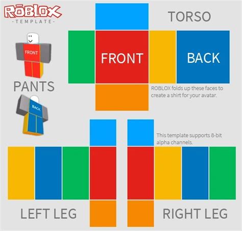 Roblox Pants Template