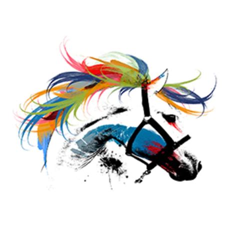 Colorful Horse Horse Coloring Art Tutorials Art