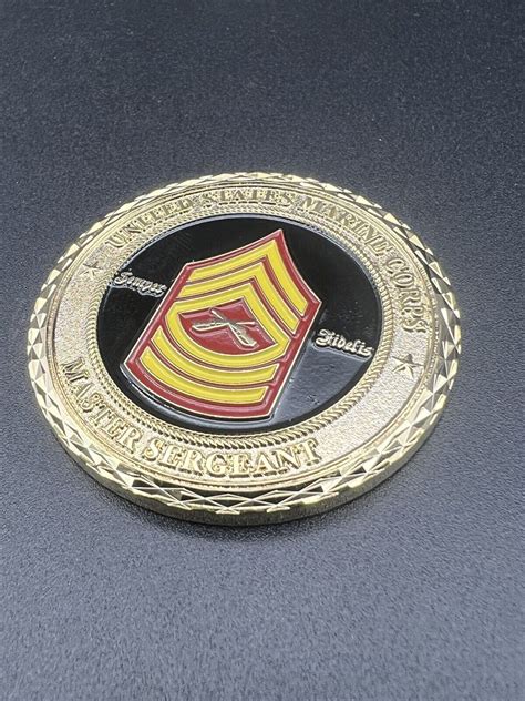 Usmc Master Sergeant E8 Collectible Coin Marine Corps Challenge Coin Ebay