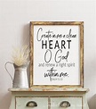 Create In Me A Clean Heart O God And Renew A Right Spirit Within Me ...