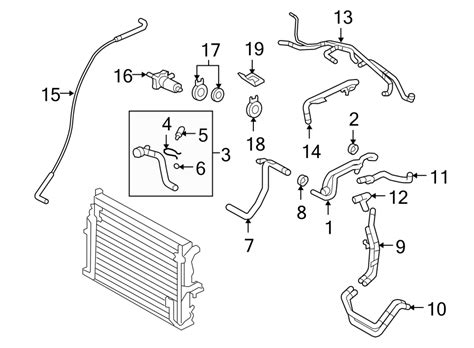 Porsche Cayenne Engine Coolant Pipe 36 Liter Hoses 95510602230