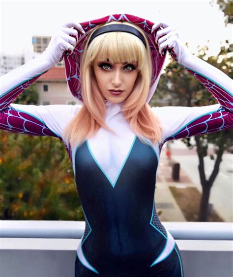 Gwen Stacy Spider Gwen Gwen Stacy Spider Gwen Amazing Cosplay Cool