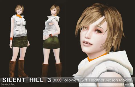 Симка Silent Hill 3 Heather Mason Model 3000 Followers T By Mimoto