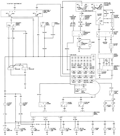 88 S10 Brake Light Wiring Diagram