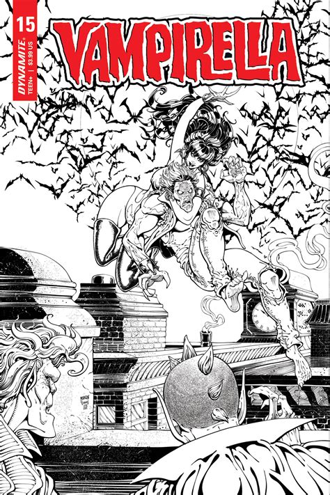 Vampirella 15 25 Copy Robson Homage Bandw Cover Fresh Comics