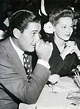 Errol Flynn and wife Nora Eddington at Hollywood Night Club Press, 1943 ...