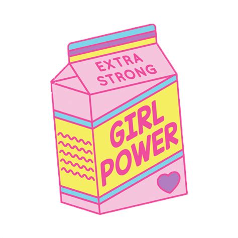 Extra Strong Girl Power Stickernitn