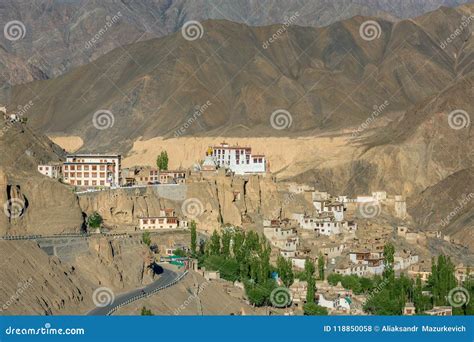 Lamayuru Or Yuru Gompa Is Tibetan Buddhist Monastery In Ladakh Stock