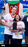 Competitive eaterJoey Chestnut proposes to his girlfriend Neslie Ricasa ...