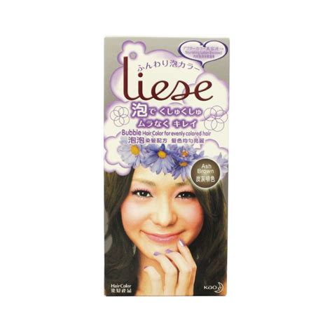 A complete hair coloring kit for soft, brown hair right inside the privacy of your own bathroom. Liese Bubble Hair Colour Ash Brown reviews, photos ...