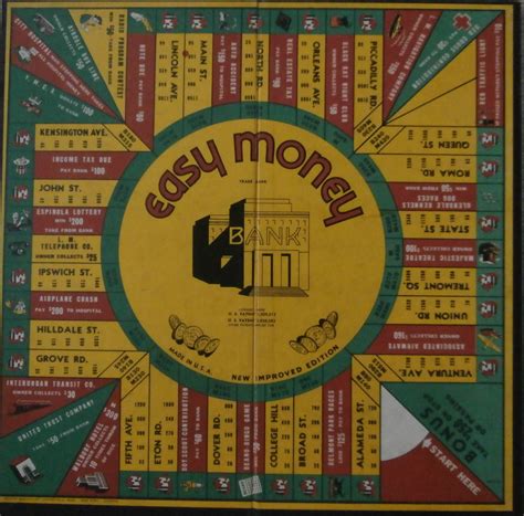 Check out our money board games selection for the very best in unique or custom, handmade pieces from our shops. Vintage 1936 Easy Money Board Game - All About Fun and Games