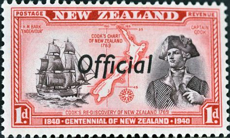 New Zealand 618 1940 The 100th Anniversary Of Proclamation Of British