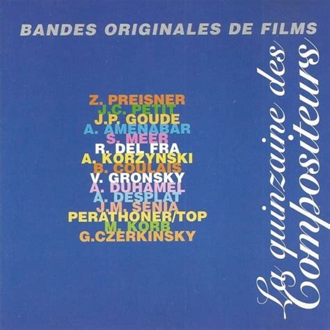 Film Music Site La Quinzaine Des Compositeurs Soundtrack Various