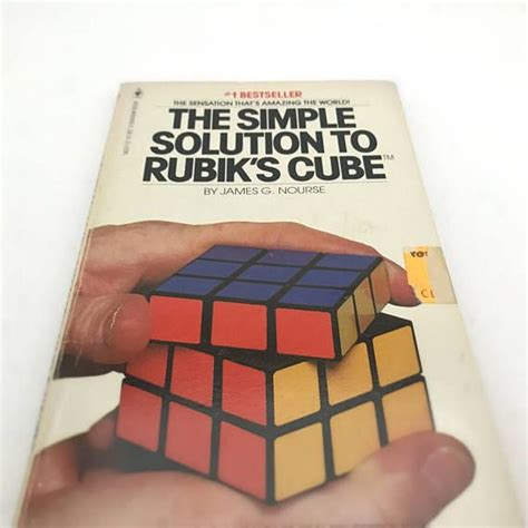 1980s Rubiks Cube Solution Book Rubiks Cube Solver Book Etsy