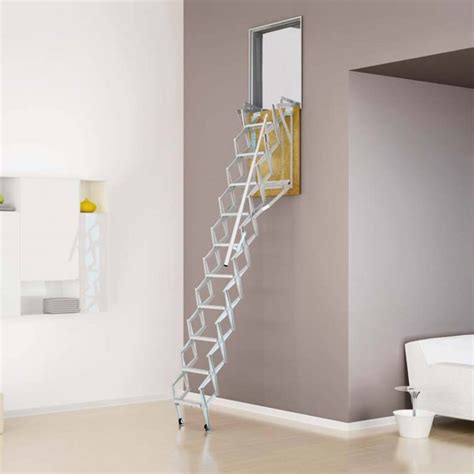 L00l Stairs Folding Staircase Adj Wall Mounted