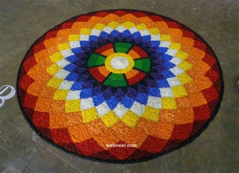 Most Beautiful Pookalam Designs For Onam Festival Pookalam Design Onam Pookalam Design