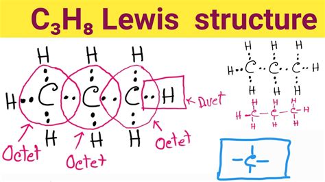 Lewis Structure C3h8 ♥c8h8 Lewis Structure 9 Images Chemistry