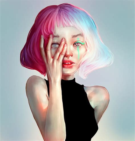 Colorful On Behance Digital Painting Digital Art Girl Art Girl