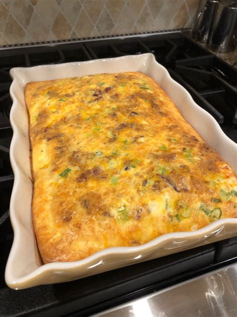 Bacon Egg And Cheese Keto Breakfast Casserole Directions Calories