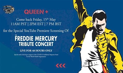 Queen Transmitirá Show Histórico Freddie Mercury Tribute Concert De