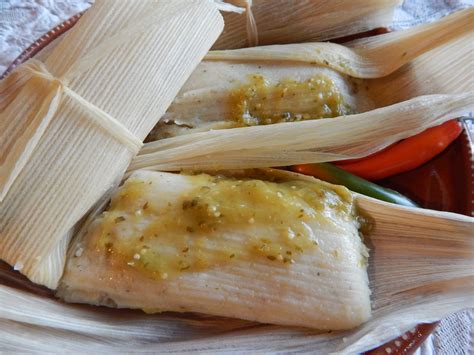 Tamales Recipe Mexican Tamales Verdes With Pork And Tomatillo Chile