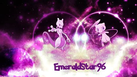 Deviantart More Like Mew And Mewtwo Wallpaper Second Go By