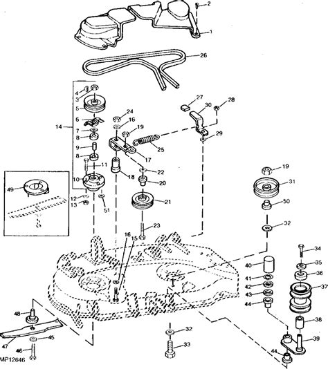 John Deere Mower Deck Diagrams