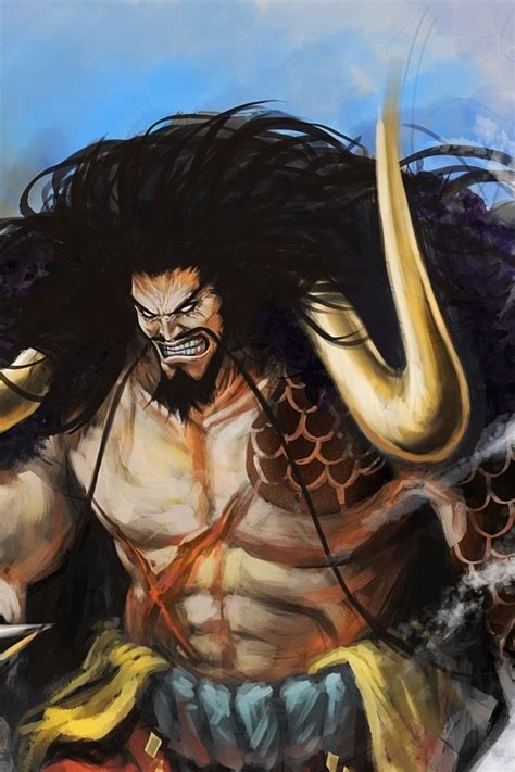 One Piece Kaidou Horns Hundred Beasts One Piece Kaido 640x960