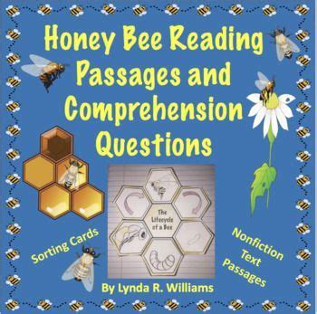 Reading Comprehension Passages And Questions On The Honey Bee Reading
