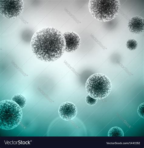 Background With Bacteria Royalty Free Vector Image