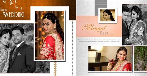 Creative Indian Pre Wedding Album Design Psd Sheets
