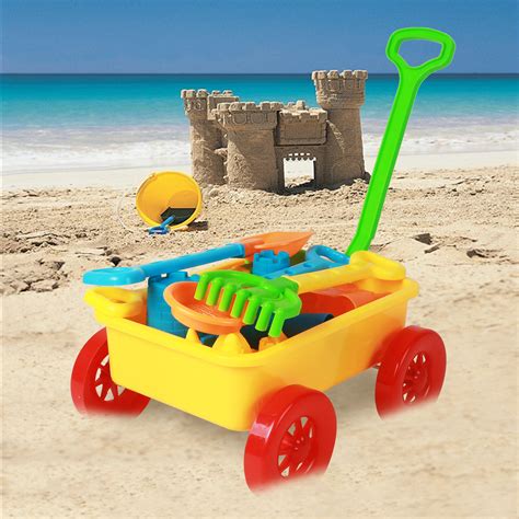 Buy Beach Wagon And Toys 7 Piece Set At Mighty Ape Nz