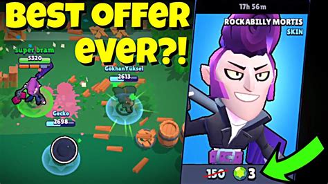 Mortis is a mythic brawler unlocked in boxes. BEST SKIN OFFER EVER! - Rockabilly Mortis Huge Discount ...