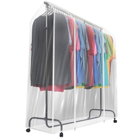 Clear Garment Rack Cover 6 Ft Sorbus Home