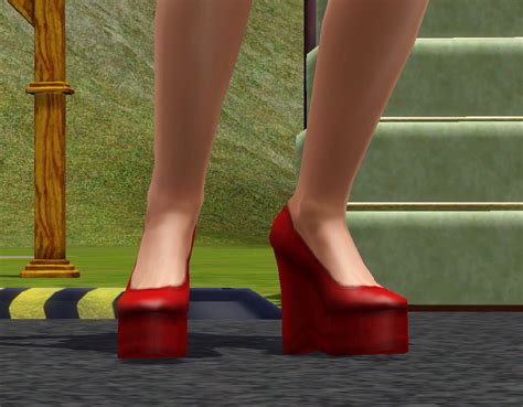 Mod The Sims Tutorial Making High Heeled Shoes With Custom Elevation