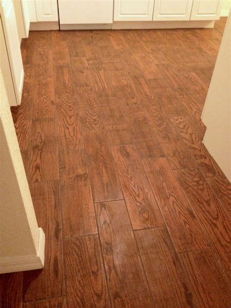 Faux Wood Tile Looks Amazing So Much Better Than The Laminate