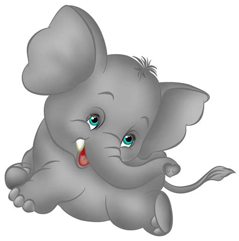 Grey Elephant Cartoon Free Clipart Elefante Infantil Bebé Clipart