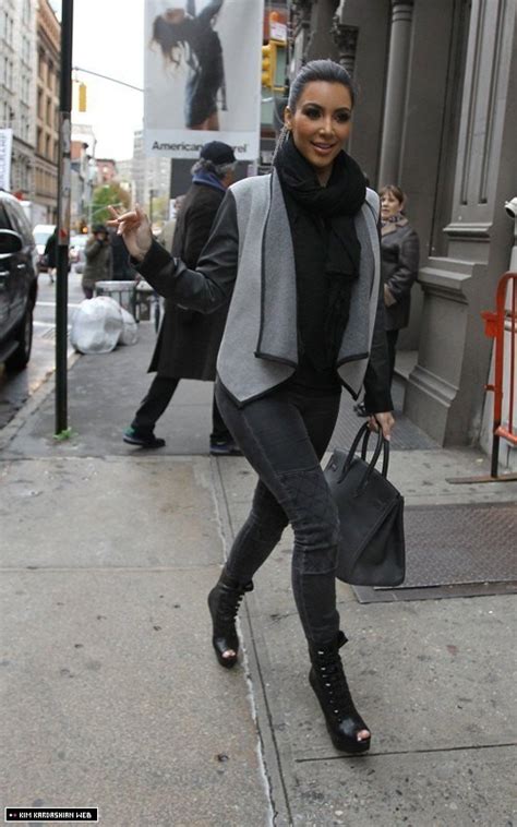Kim Is Spotted With Kourtney In Soho Visiting Their DASH Store 11 8 10