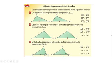 Criterios De Congruencia De Triangulos YouTube