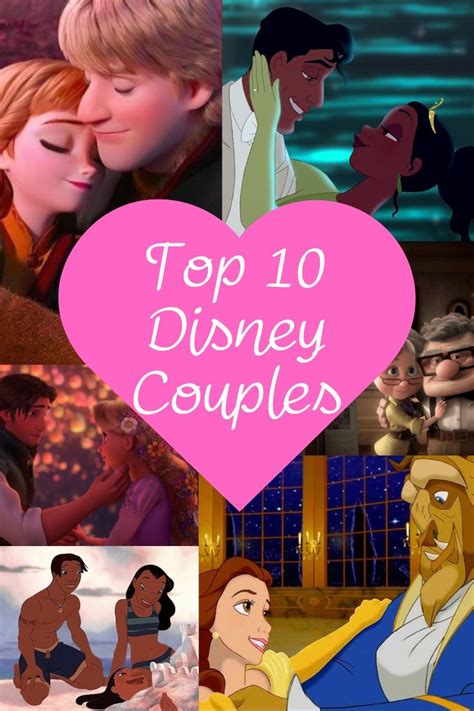 Top 10 Disney Couples Disney Couples Magical Memories Couples