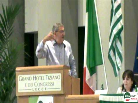 Intervento Del Segretario Generale Nazionale Del SLP CISL Mario PETITTO Quarta Parte YouTube