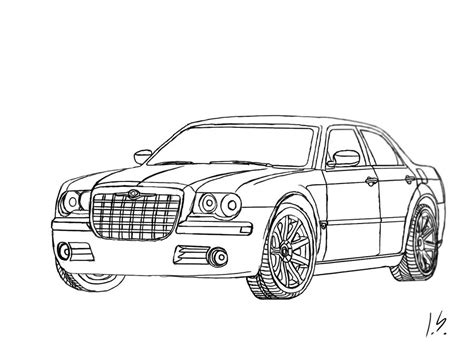 Chrysler Pencil Drawing
