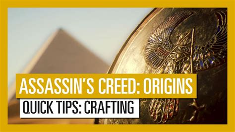 Assassin S Creed Origins Quick Tips Crafting Youtube