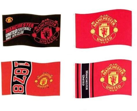 Manchester United Fc Mufc Flag Ebay